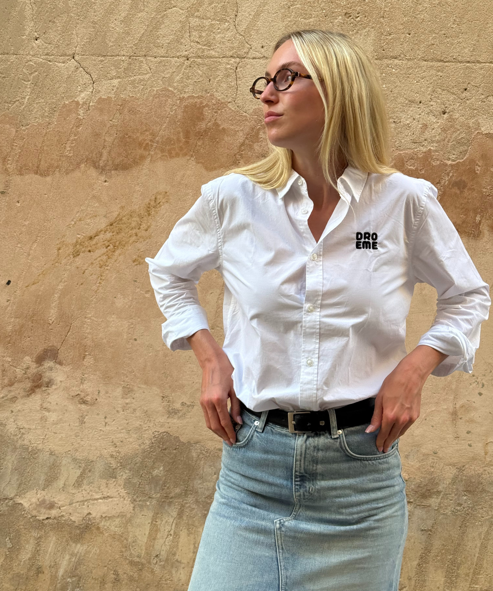 White Droeme Shirt