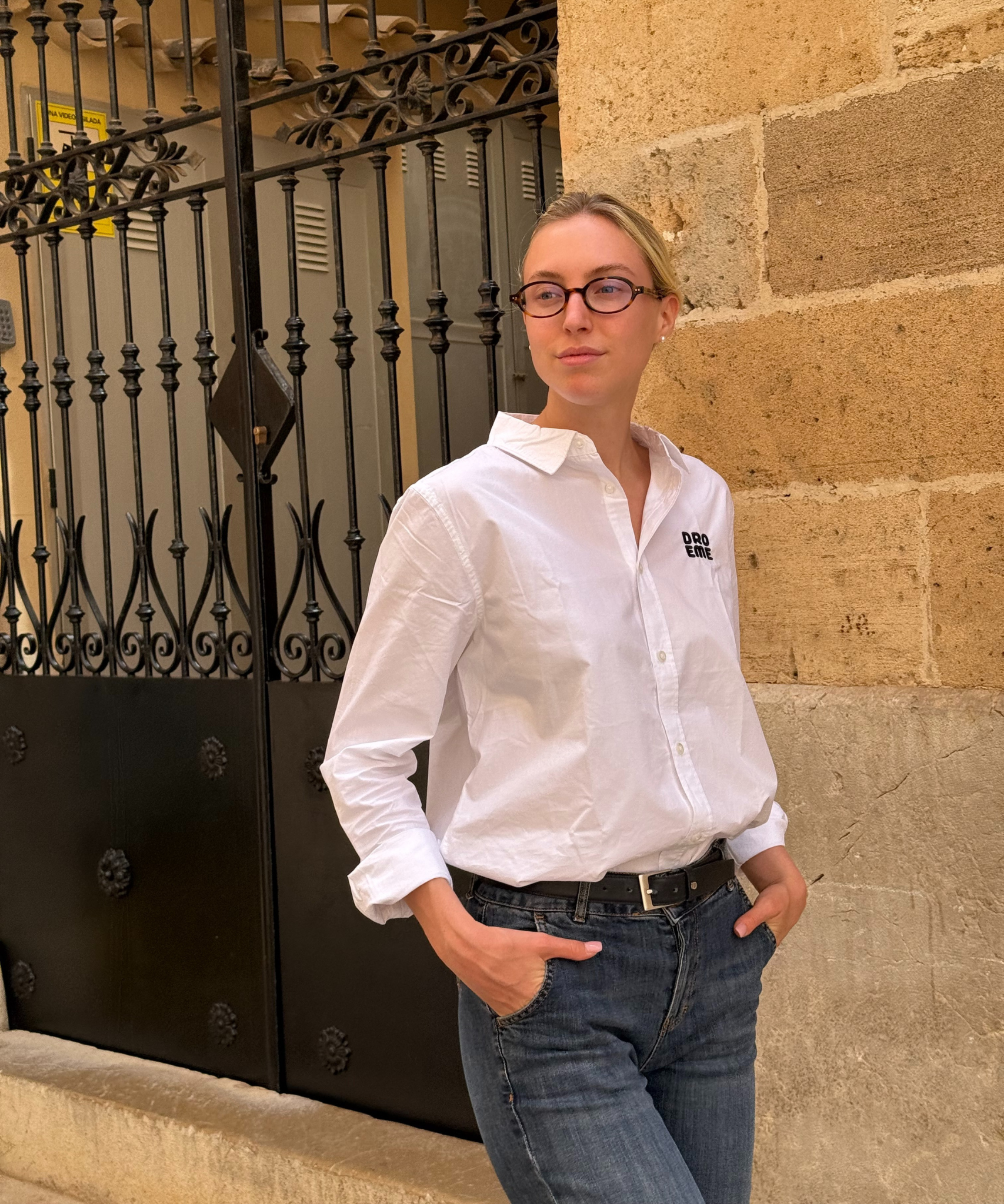 White Droeme Shirt