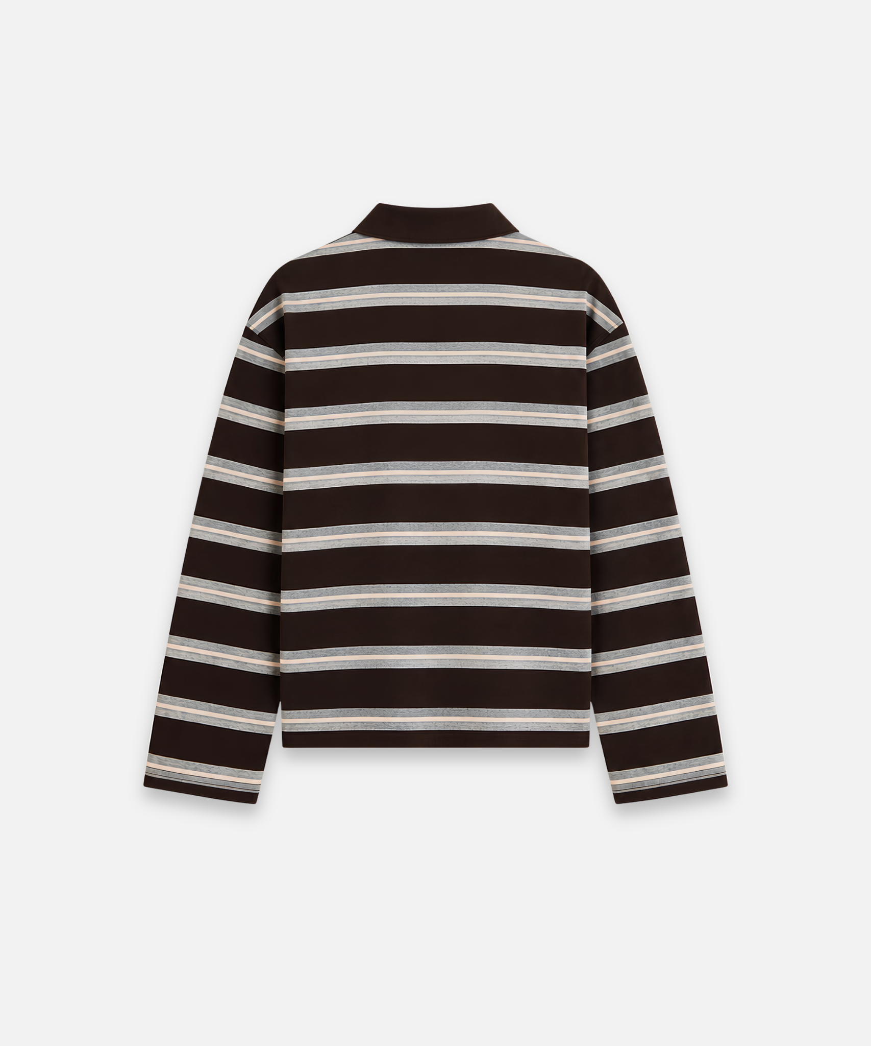 Striped Boxy Polo