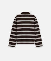 Striped Boxy Polo