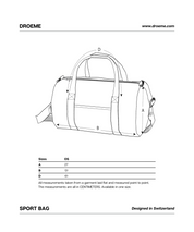 Droeme - Size Chart Sport Bag