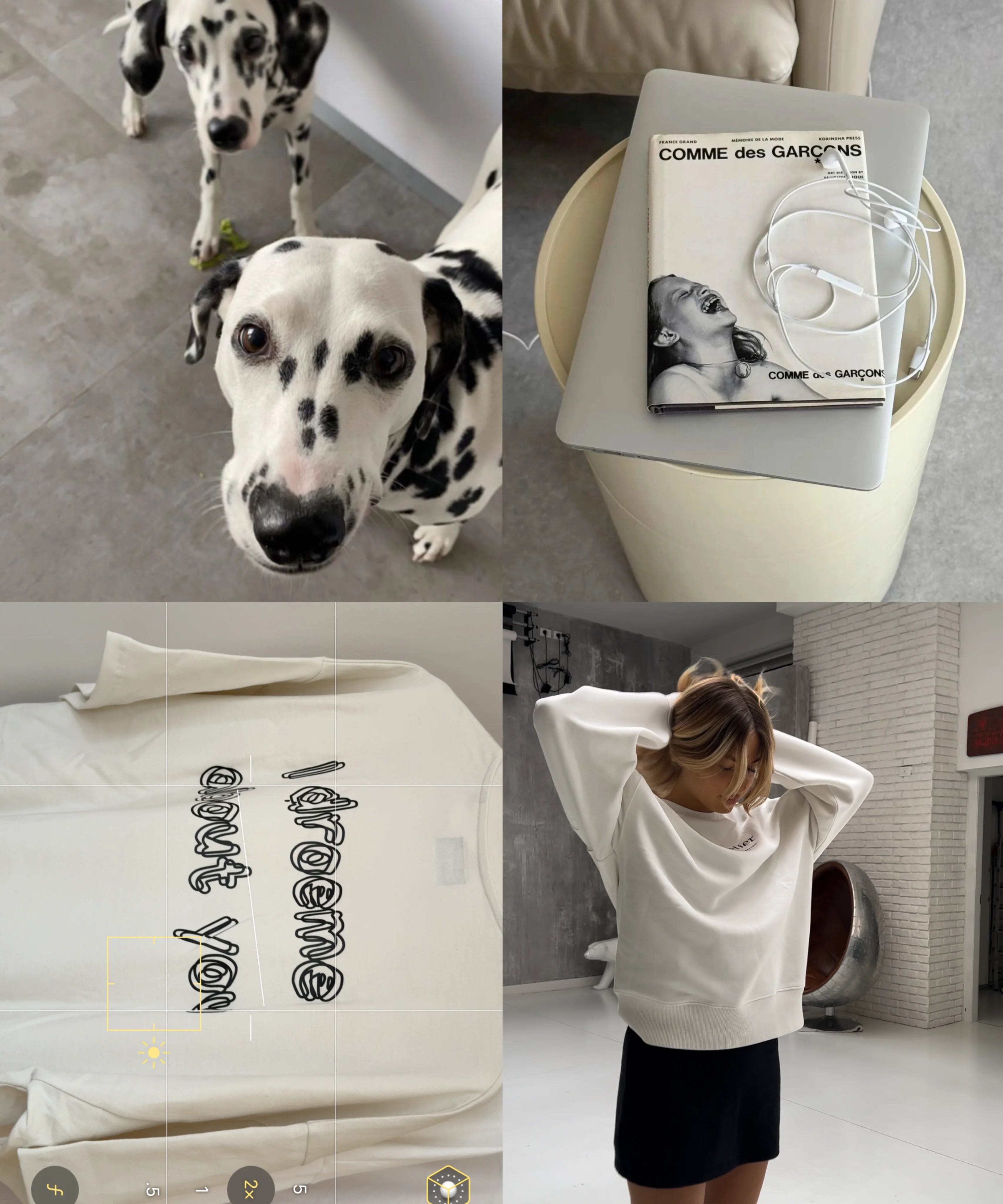 Camiseta con café con leche teñido