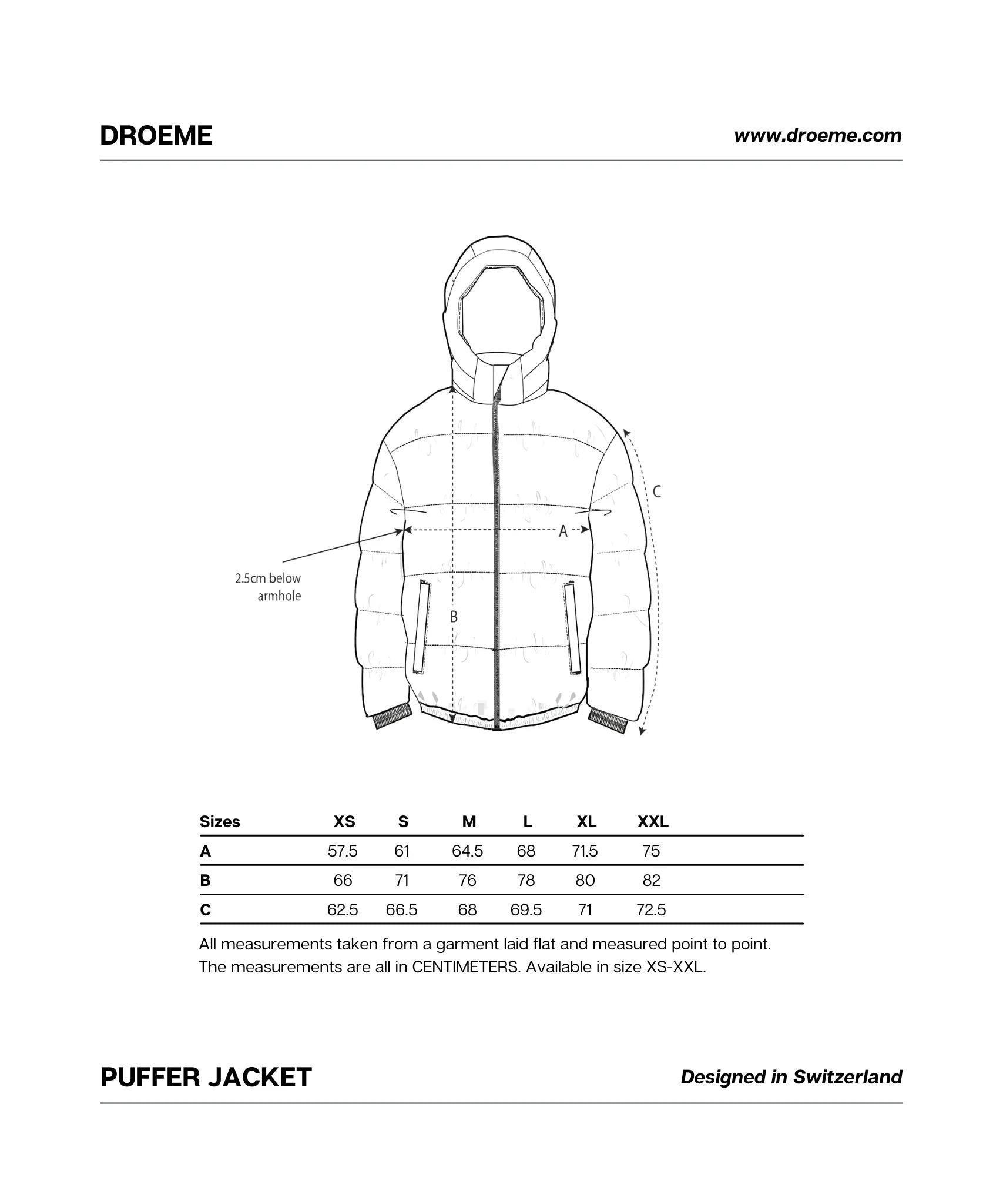 Organic Black Puffer Jacket