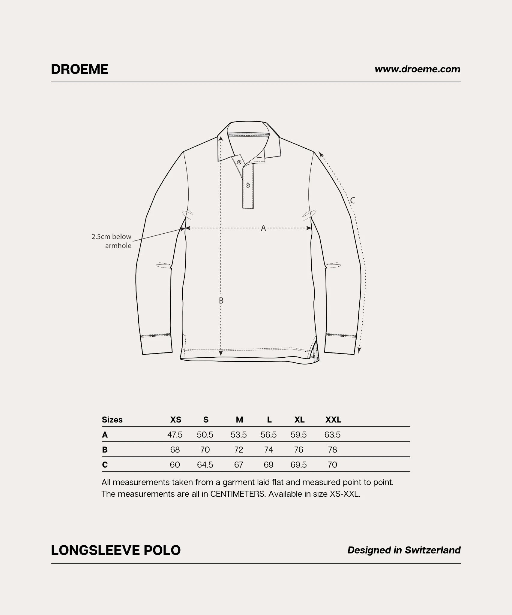 Droeme Long Sleeve Polo